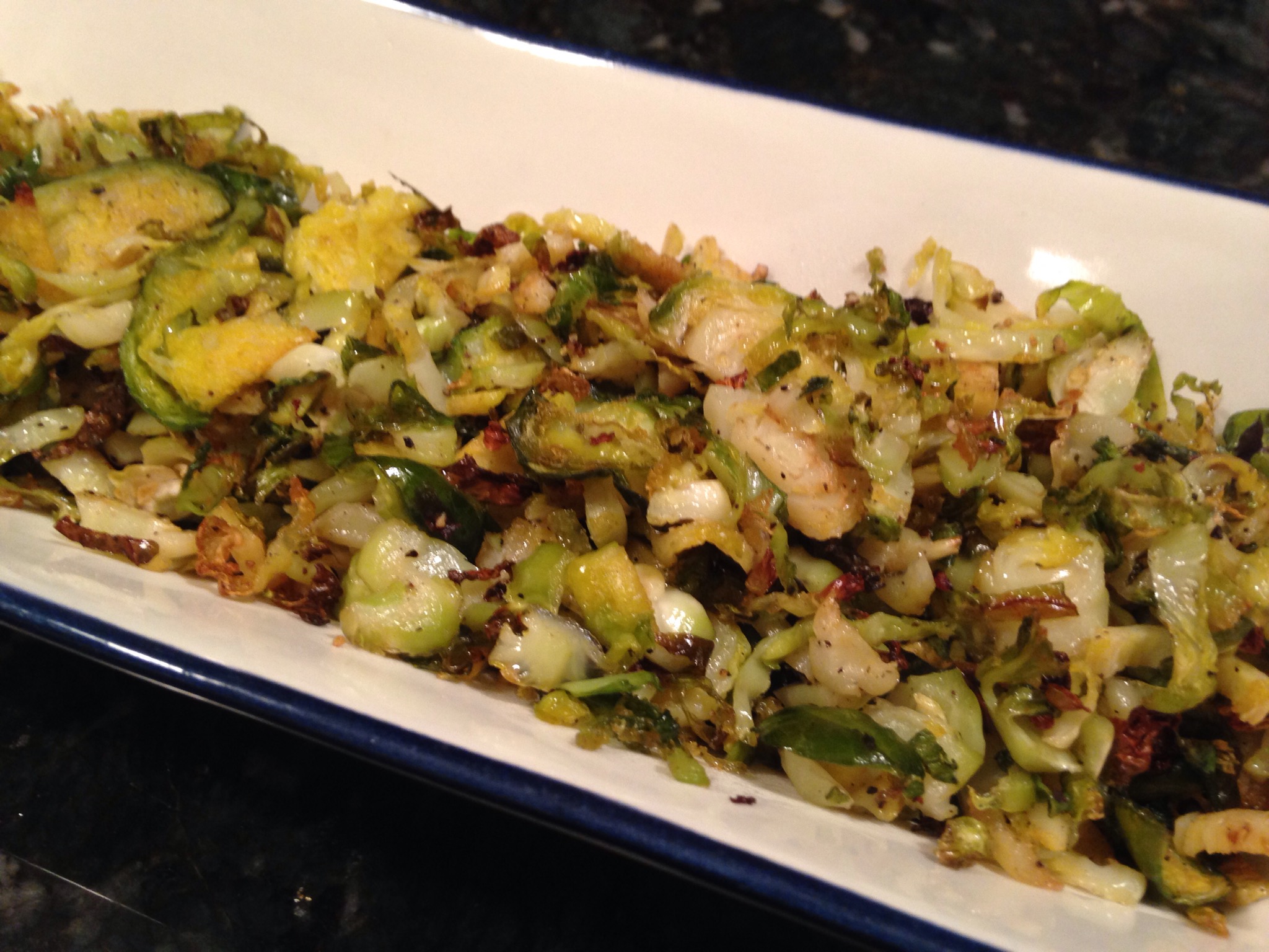 Roasted Shredded Brussels Sprouts - John T Fitness